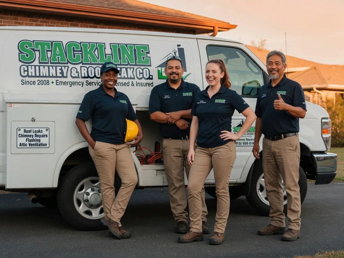 Chimney flashing repair company in West Point, IL
